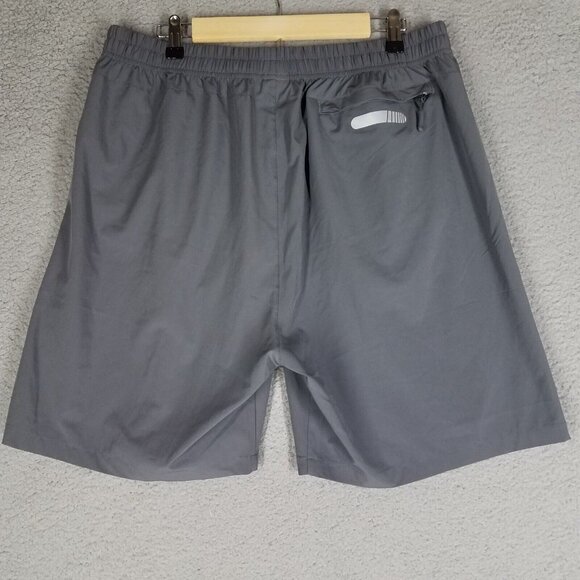 Northyard Shorts Adult 2XL Gray Athletic Running Pull On Training 7" Gym Men's - Picture 2 of 11
